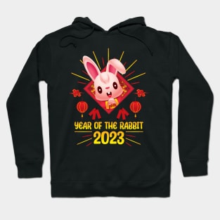 Good Luck Zodiac Happy Chinese New Year of the Rabbit Hoodie